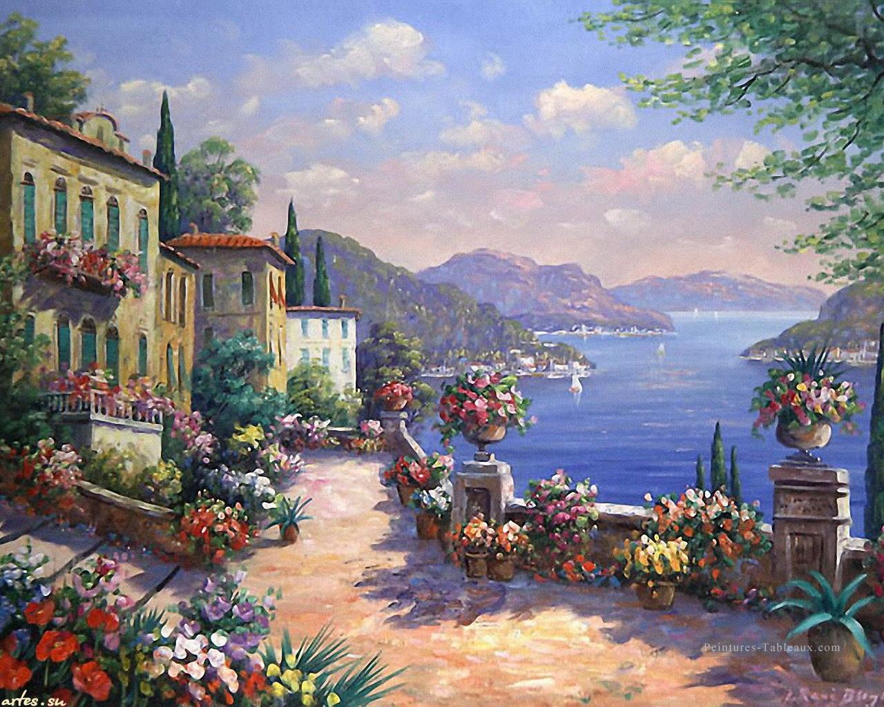 Méditerranée 17 Fleurs impressionnistes Peintures à l'huile
